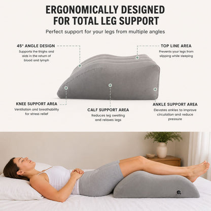Inflatable Leg Elevation Pillow For Pain & Swelling
