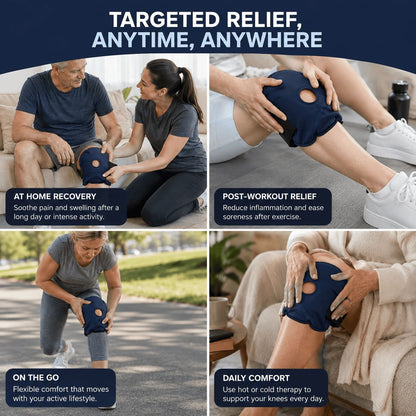 Knee Ice Wrap For Pain & Swelling
