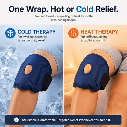 Knee Ice Wrap For Pain & Swelling
